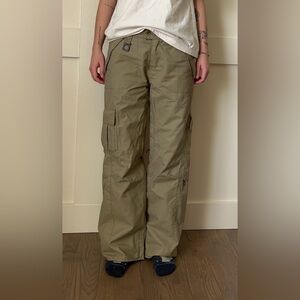 Khaki color ski pants